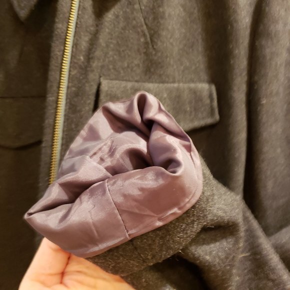 J. Crew Wool Jacket Full Front Zipper Size Med - Picture 8 of 14